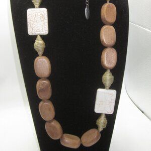 Plunder Wood Boho Necklace